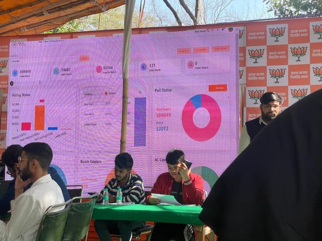 Live booth election tracking