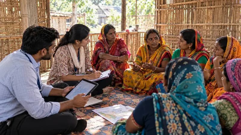 Political consulting team reviewing a campaign